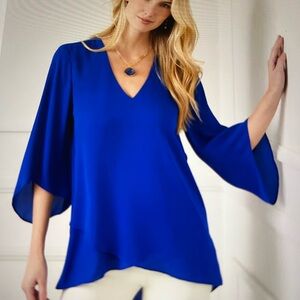 Karen Kane Bracelet Asymmetrical Top XL